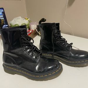 Black Patent Leather Doc Martens